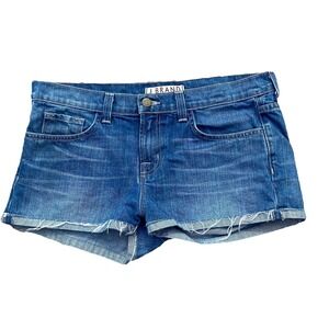 J Brand Women's Cuffed Shorts Size‎ 29x2 Mid Rise USA Cotton Runs Big